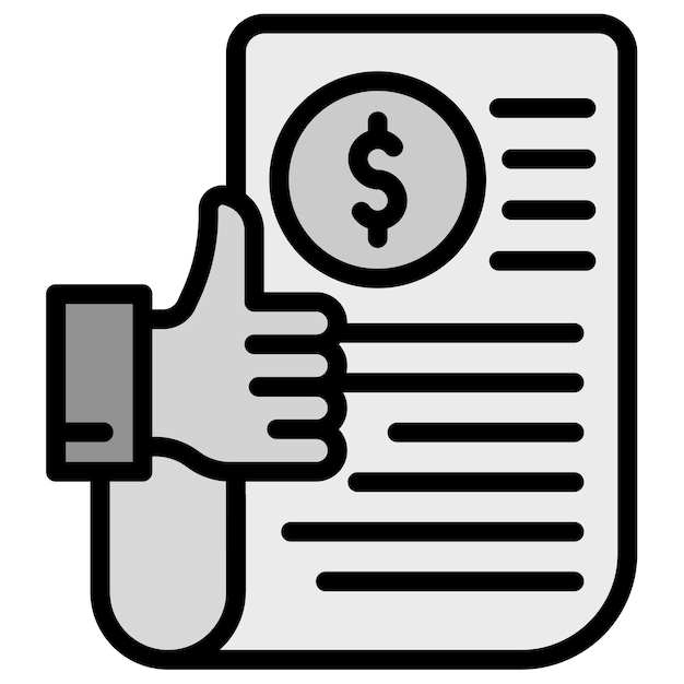 Como la imagen vectorial del icono del acuerdo se puede usar para documentos y archivos