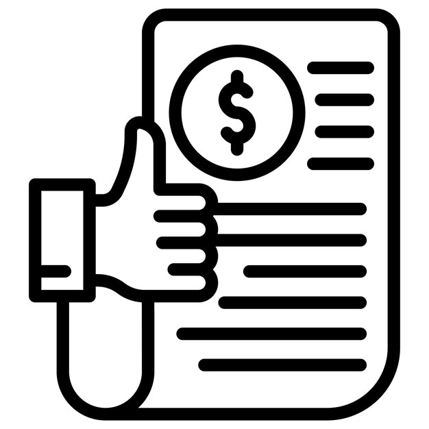 Como la imagen vectorial del icono del acuerdo se puede usar para documentos y archivos