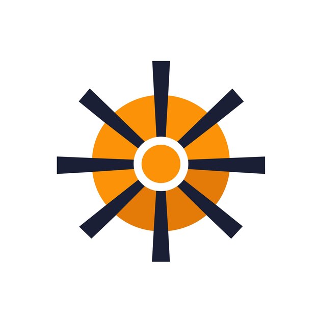 La compañía de telecomunicaciones llenó el logotipo colorido