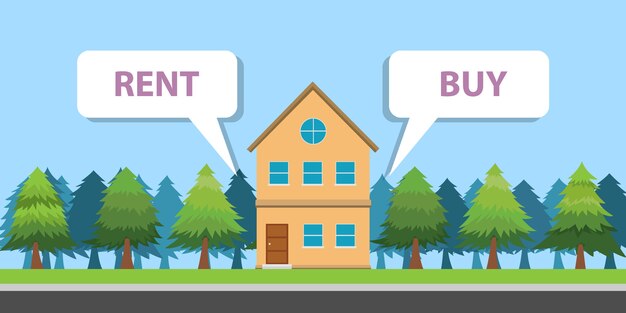comparar entre alquiler y comprar propiedad de la casa