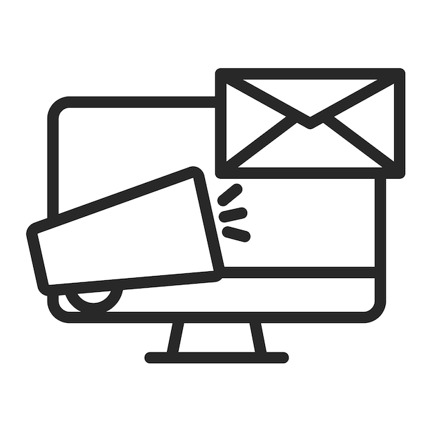 Compartir contenido de ilustración vectorial