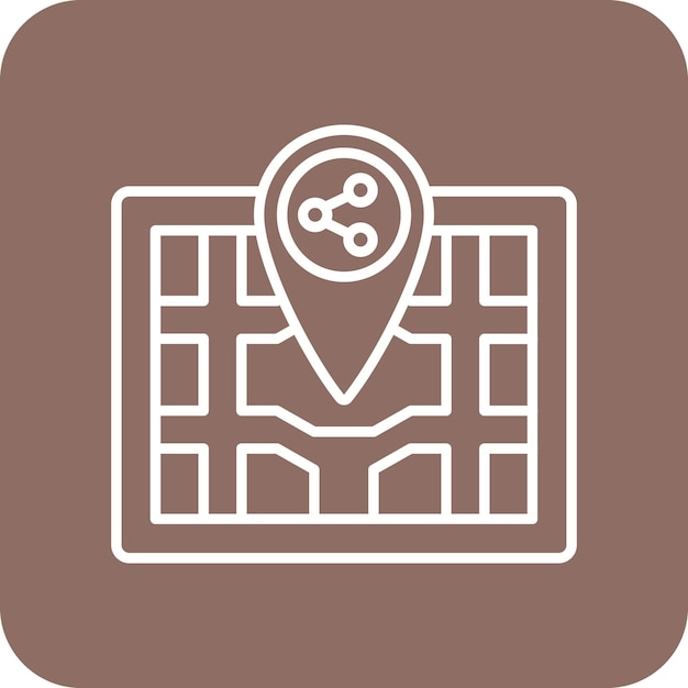 Compartir el icono de la ubicación