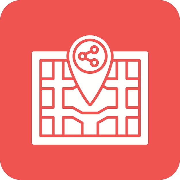 Compartir el icono de la ubicación