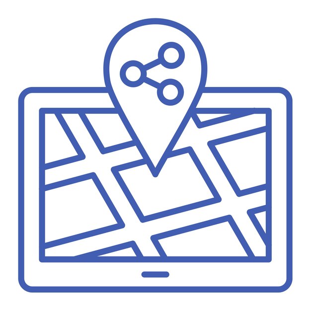 Compartir el icono de la ubicación
