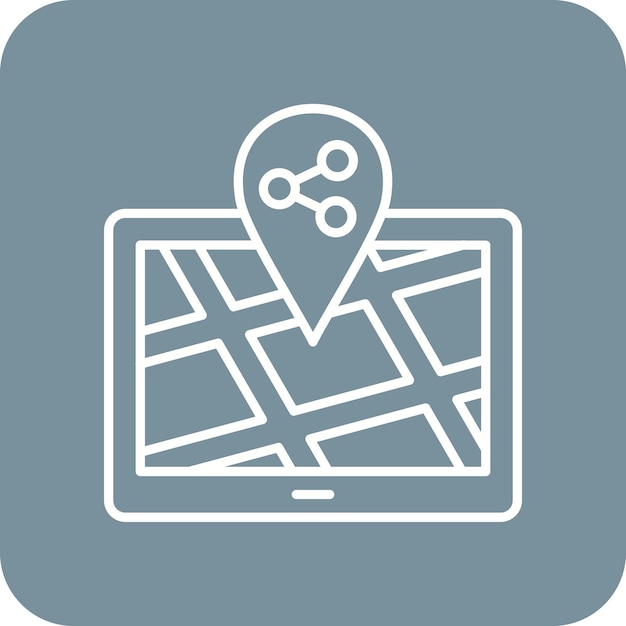 Compartir el icono de la ubicación