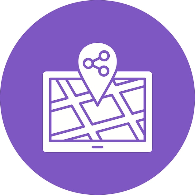 Compartir el icono de la ubicación