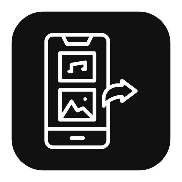 Compartir la ilustración vectorial de contenido