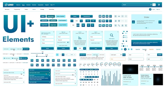 Estos componentes gráficos proporcionan un enfoque integral para el desarrollo de interfaces