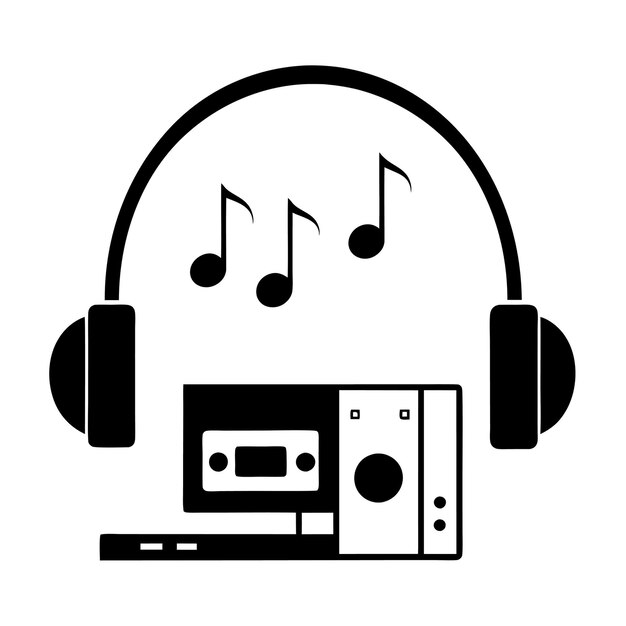 Componentes de hardware de computadora Partes y dispositivos con diseño de estilo vectorial de tarjeta de sonido