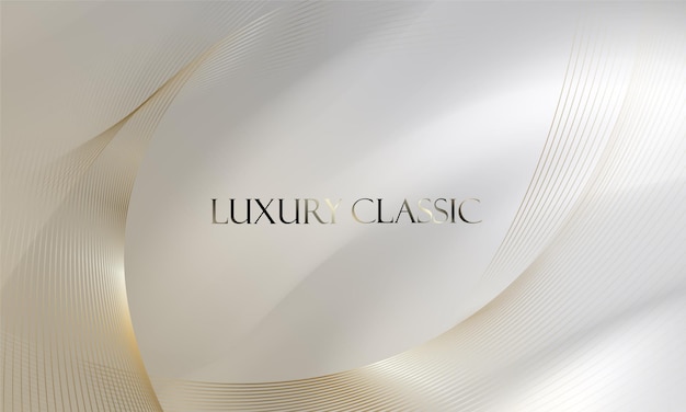 Composición abstracta elegante diseño clásico de lujo