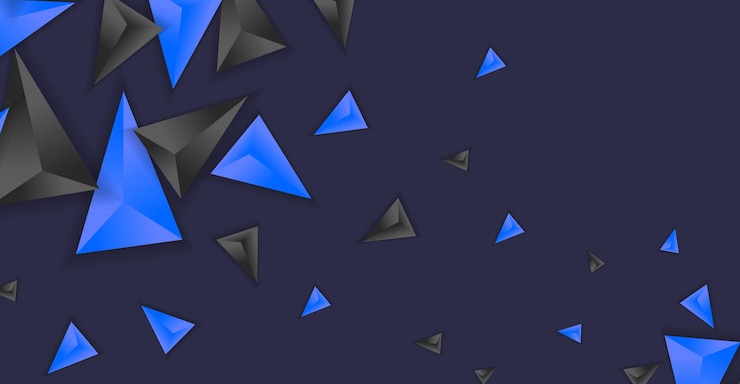 Vector composición abstracta del fondo del triángulo