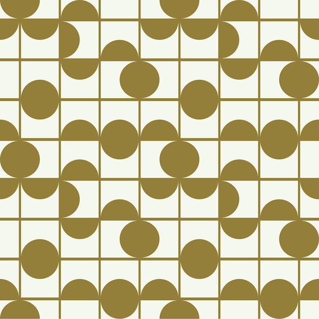 Composición abstracta vectorial perfecta para usar como papel de regalo, fondo ornamentado simétrico creado con formas geométricas simples, círculos.