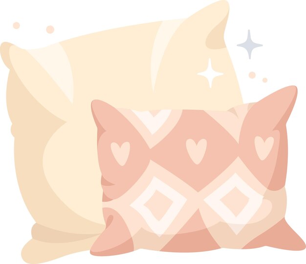 Composición de las almohadas Hygge