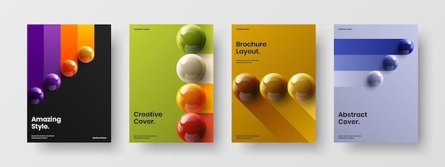 Composición de concepto de diseño de vector de cartel aislado