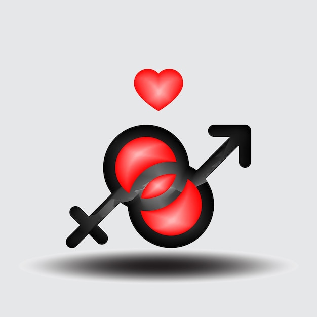 Composición decorativa de corazones de amor lindo del día de san valentín representación 3d aislada y transparente