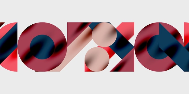 Composición detallada de círculos, semicírculos y triángulos con efectos brillantes y gradientes suaves Un diseño vectorial elegante y moderno para proyectos creativos e inspirados en la tecnología