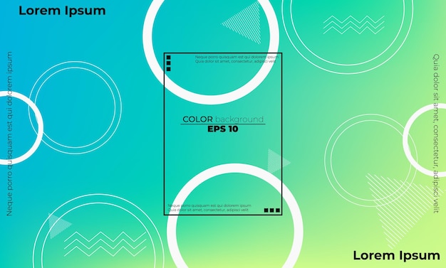 Composición de formas de degradado de fondo geométrico mínimo Aplicable para tarjeta de regalo Póster en la página de destino de la plantilla de póster de pared ui ux coverbook baner redes sociales publicadas