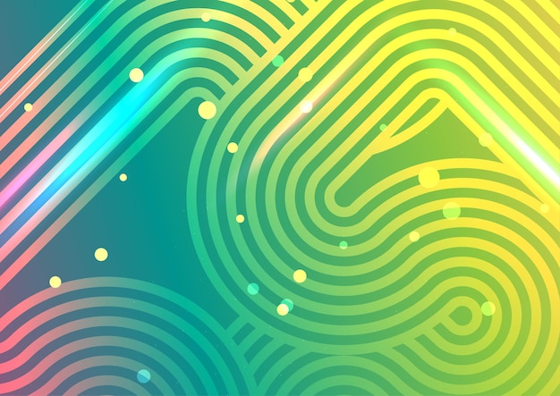 La composición geométrica abstracta forma un fondo moderno con triángulos decorativos y patrones de fondo conjunto de ilustración vectorial