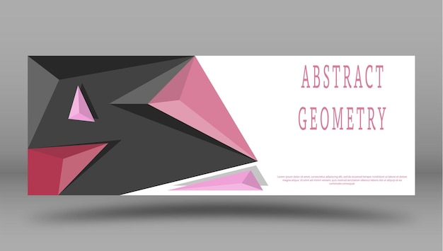 Composición geométrica abstracta Plantilla para una idea de diseño corporativo La idea de un cartel de portada de un libro Estampados y decoraciones de diseño de interiores