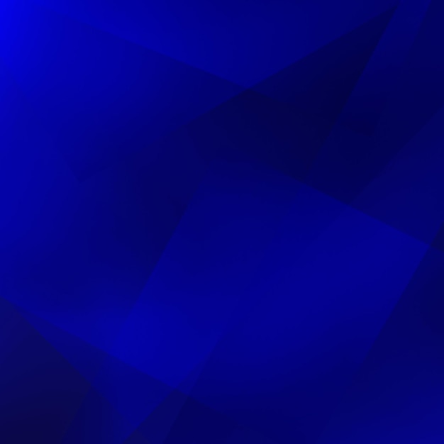 Composición geométrica abstracta en tonos de azul