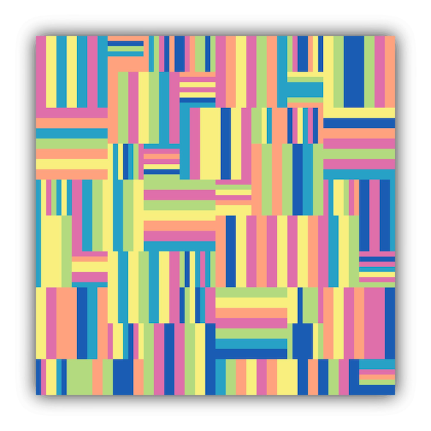 Composición geométrica colorida Líneas multicolores verticales y horizontales Diseño perfecto para texturas fondos de pantalla cubre ropa y fondos simples