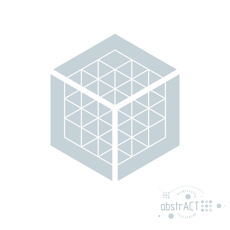 Vector la composición gráfica artística geométrica moderna del vector se puede utilizar como plantilla y diseño. fondo técnico abstracto con forma gráfica, hexágono.