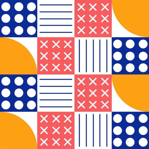 Composición del patrón abstracto de la forma