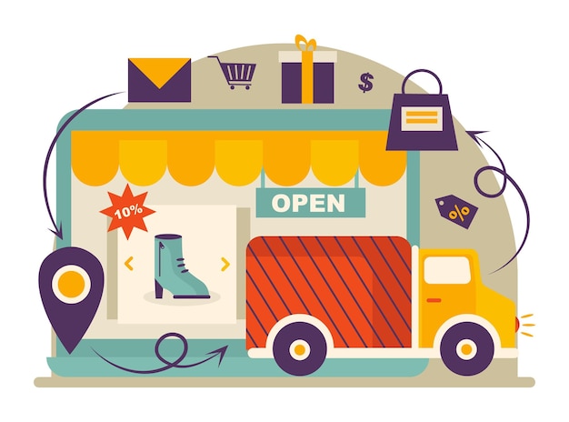 Compra con descuentos, entrega a domicilio, compras virtuales