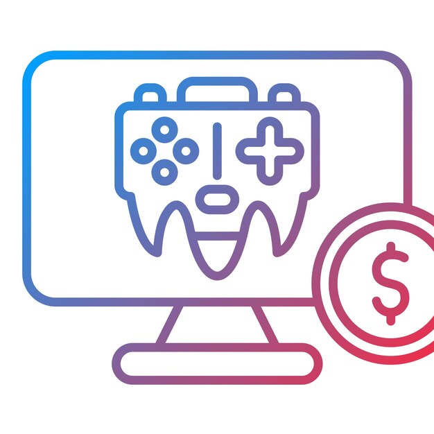 Compra imagen vectorial de icono de juego Se puede usar para juegos en línea