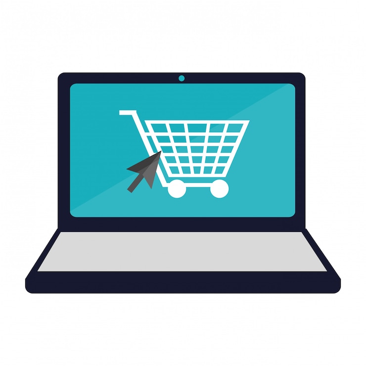 Vector compra online y pago