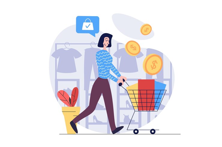 Vector compra de pantallas de interfaz de aplicaciones móviles conjunto de plantillas de cuentas en línea variedad de productos precio e información pedido seguimiento de pagos paquete de ui ux gui kit para aplicación diseño web diseño vectorial