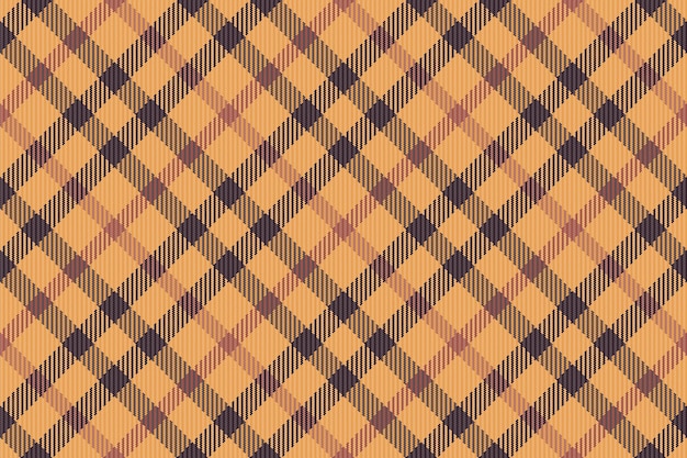 Compra patrón vectorial sin costuras tela de tartan juvenil textura tarjeta de Navidad cuadros comprobar fondo textil en colores naranja y pastel