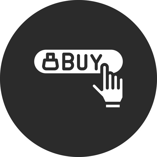 Comprar ahora Ilustración del icono vectorial del botón del iconset de ECommerce