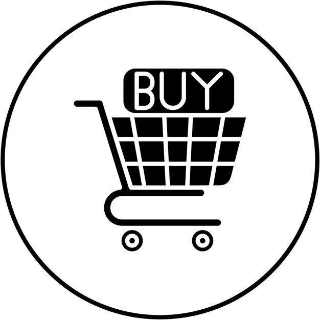 Comprar ahora imagen vectorial de icono Se puede usar para el comercio electrónico de moda