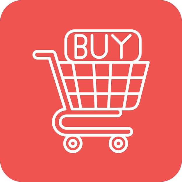 Comprar ahora imagen vectorial de icono Se puede usar para el comercio electrónico de moda