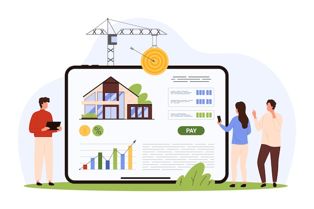 Comprar una casa usando una aplicación móvil inversión en propiedades personas pequeñas pagan por bienes raíces en línea