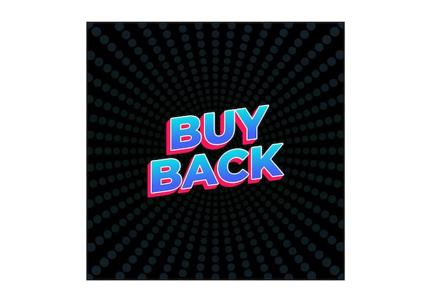 Comprar el efecto de texto en 3D con colores llamativos