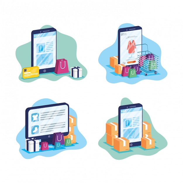 Comprar tecnología en línea en dispositivos electrónicos