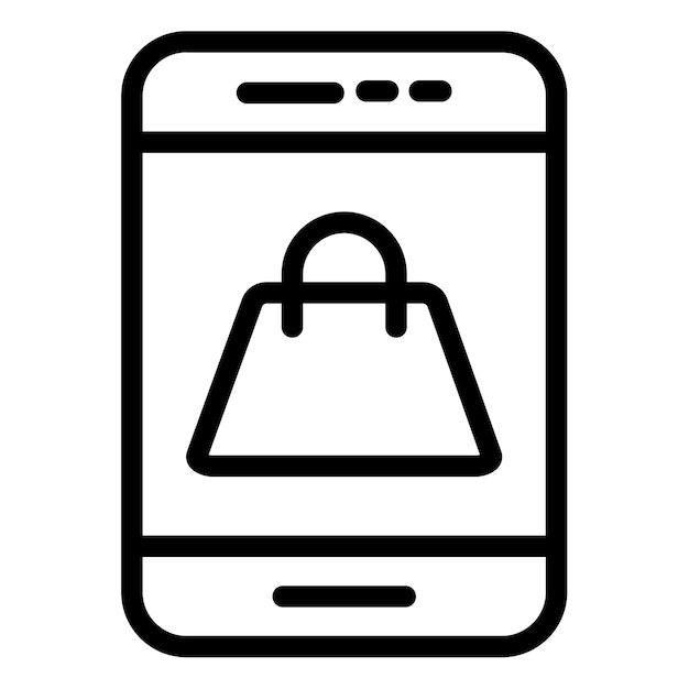 Compras en línea ilustración vectorial