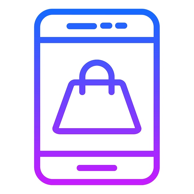 Compras en línea ilustración vectorial