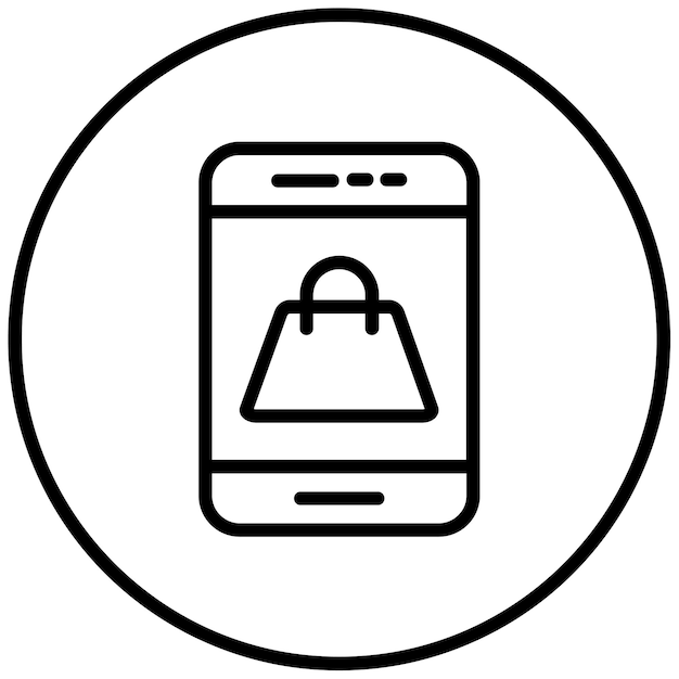 Compras en línea ilustración vectorial