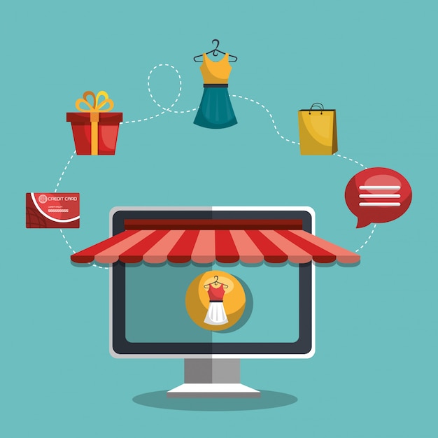 Compras online y marketing digital.