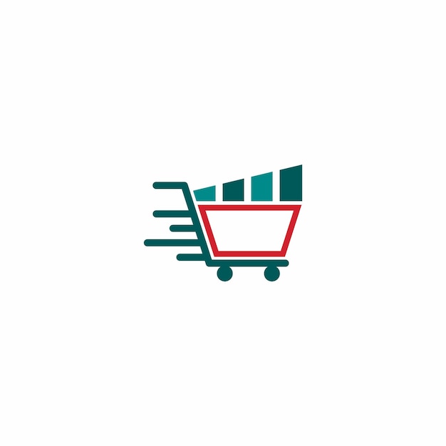 Compre el símbolo del carrito de compras y el icono de venta. Vector de icono de carrito de compras. Carro de compras de señal simple.