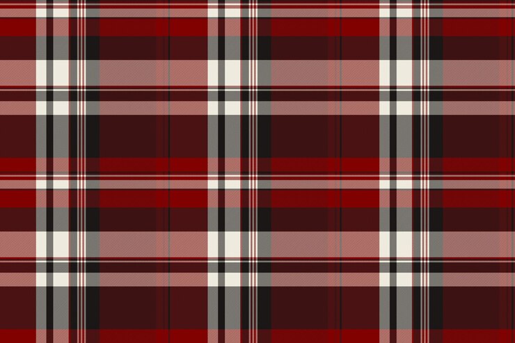 Vector comprobación de fondo sin costuras del patrón a cuadros de textura con un tejido vectorial textil tartan
