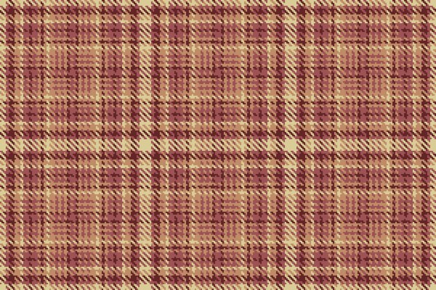 Comprobación de fondo transparente de patrón de tela escocesa con un vector de textura de tartán textil