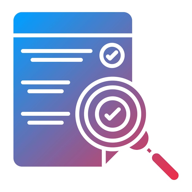 Comprobación de la imagen vectorial del icono de los archivos Se puede utilizar para trabajar desde casa