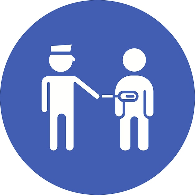 Comprobación de la imagen vectorial del icono Se puede utilizar para la inmigración