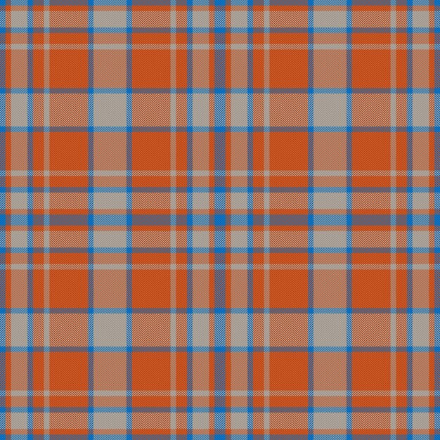 Comprobación textil de fondo Tartán vectorial inconsútil Textura de patrón de tela escocesa