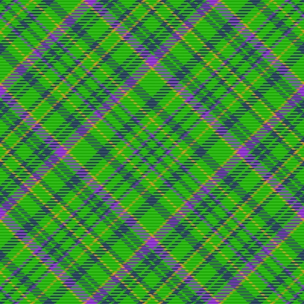 Comprobación de textura transparente Vector fondo textil Patrón tela cuadros tartán