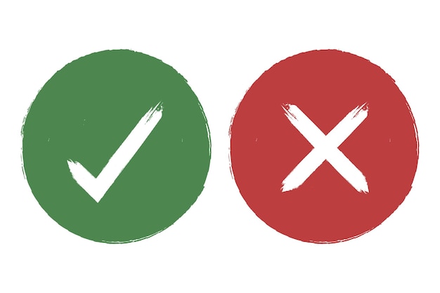 Comprobar y cruzar círculos de pintura